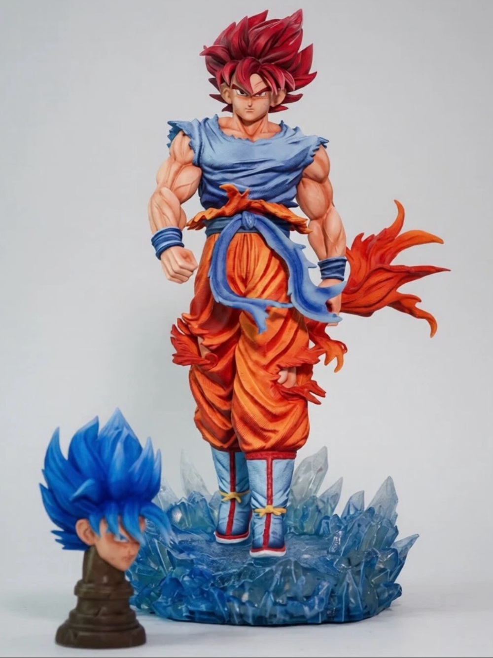 Dragon Ball Super 13in Super Saiyan God Goku (Broly Movie) PVC Statue